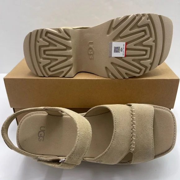 UGG NEW HEIGHTS ANKLE STRAP W9 PLATFORM HEELED SANDALS Beige 
MDSD Mustard Seed - Picture 3 of 16